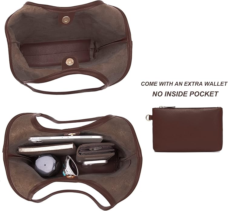 Montana West Oversized Slouchy Tote bag + Top Purse