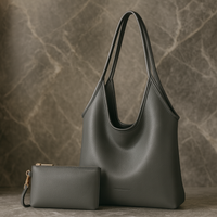 Montana West Oversized Slouchy Tote bag + Top Purse