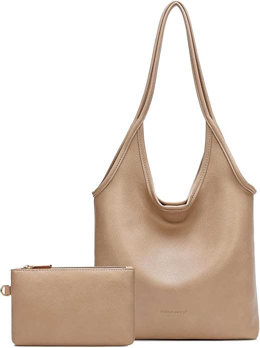 Montana West Oversized Slouchy Tote bag + Top Purse