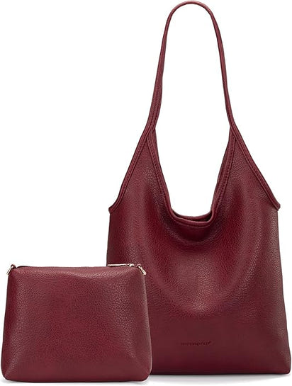Montana West Oversized Slouchy Tote bag + Top Purse